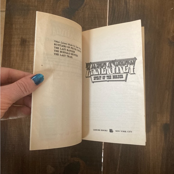 The Spirit of the Border by Zane Grey. Nice Vintage 1994 Paperback! - Picture 7 of 9